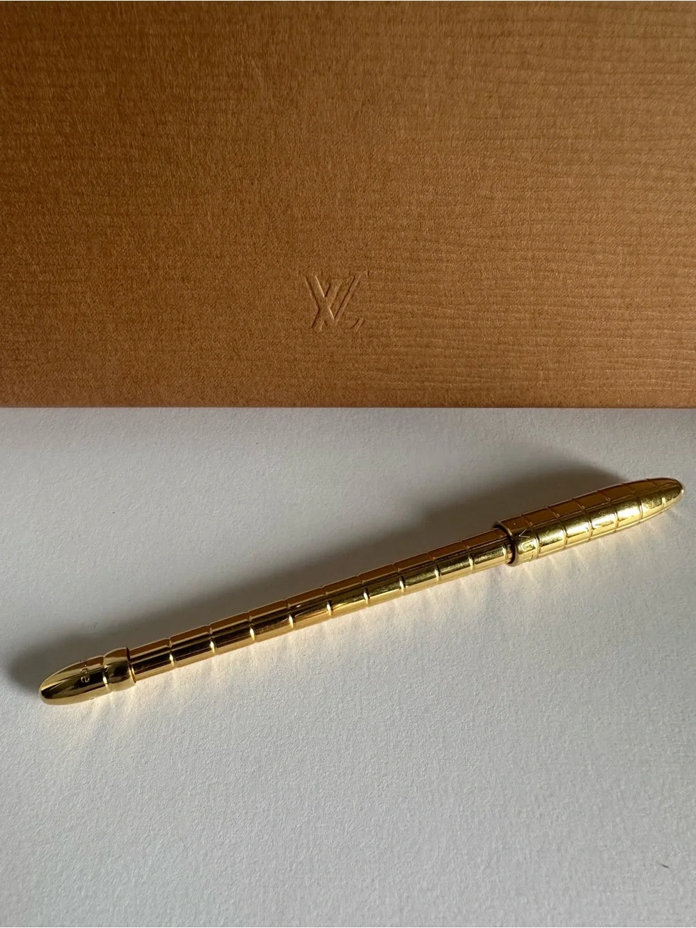 Louis Vuitton Taiga PM Agenda Cover Pen Ruler Box Full Set Black